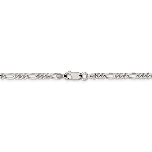 Sterling Silver 3.5mm Figaro Chain