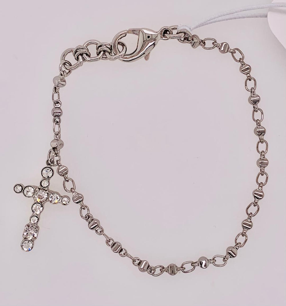 Miley Cross Charm Bracelet